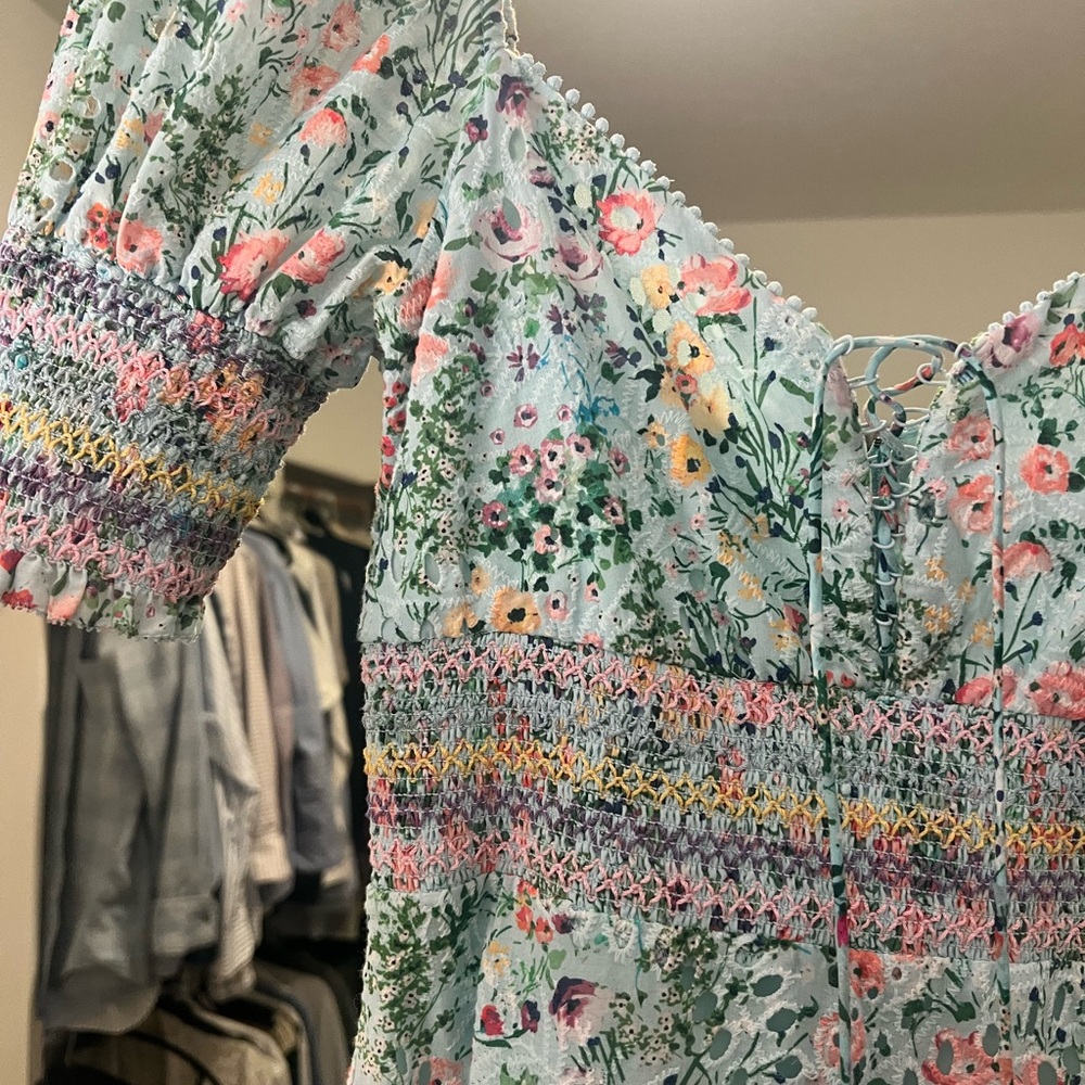 Alice + Olivia Mini Floral Dress